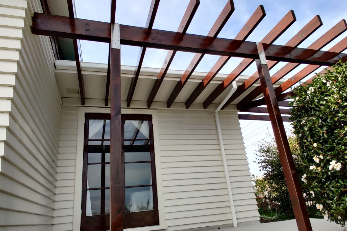 Repaint pergola